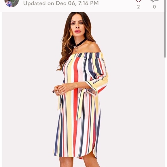 Off shoulder mini‎ dress - Picture 3 of 3